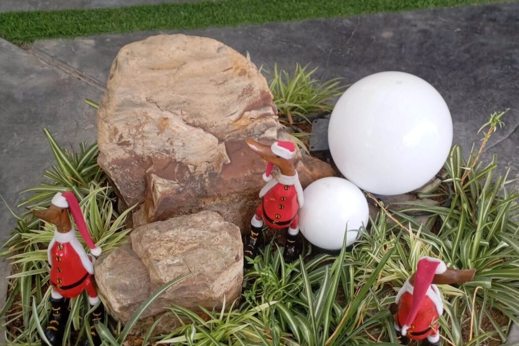 Canvas Cafe のクリスマス装飾