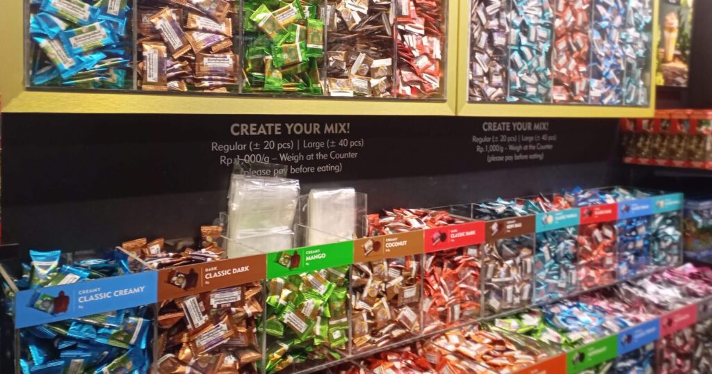 バリ島サヌール ジャングルゴールド直営店 ばら売りコーナー