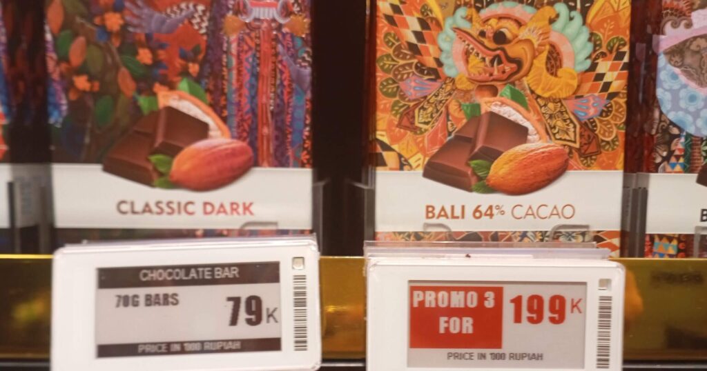 バリ島サヌール ジャングルゴールド直営店 お土産用チョコレートまとめ買い割引