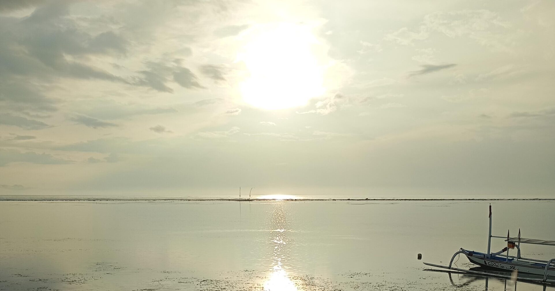 バリ島サヌールビーチ 初日の出