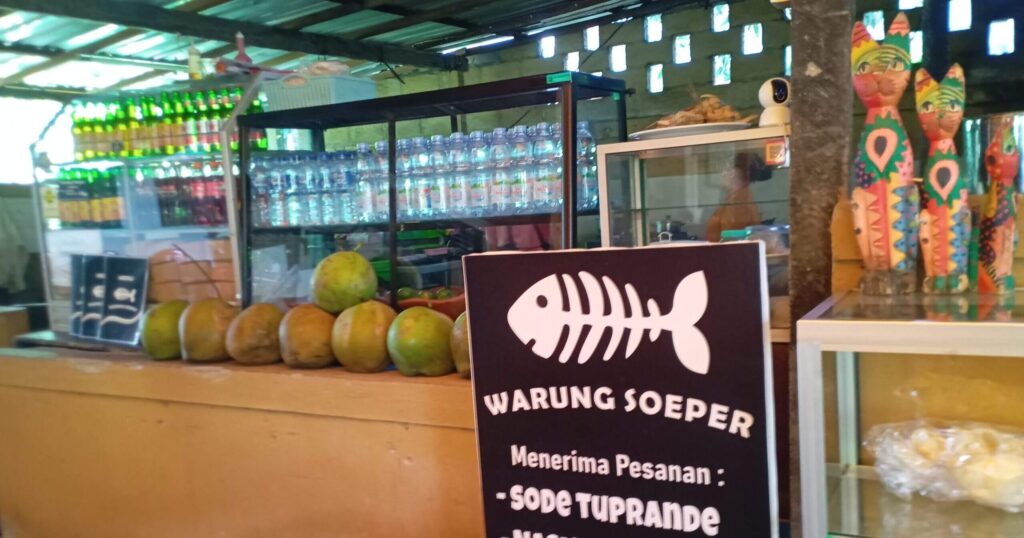 バリ島サヌール Warung Soeper Sanurのカウンター