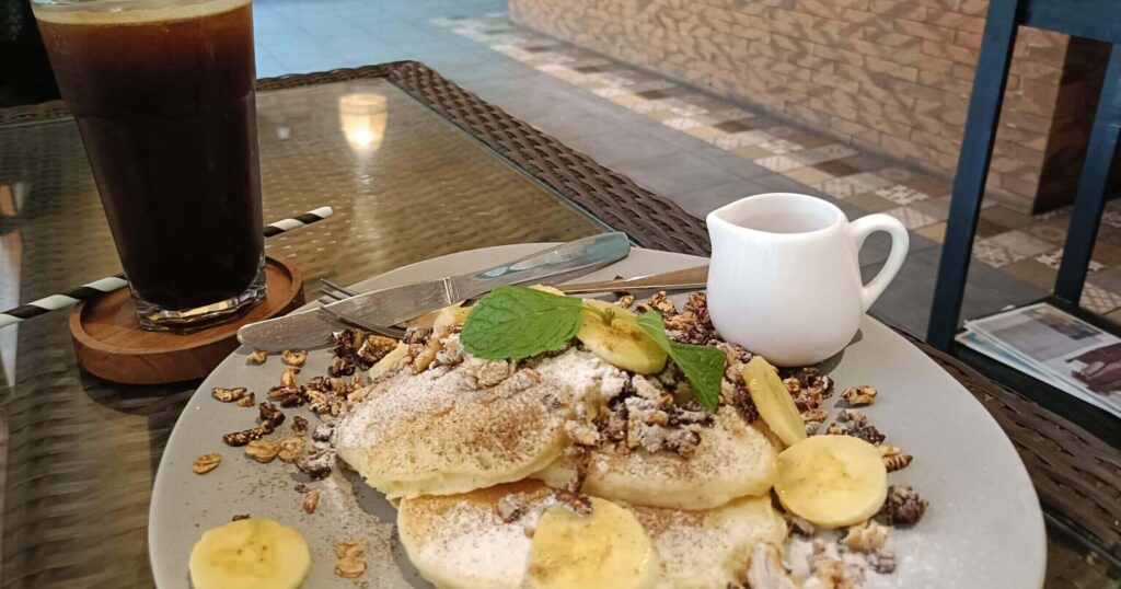 O’sea Coffee and Eateryのパンケーキ写真