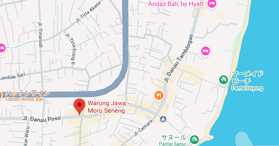 Warung Jawa - Moro SenengのGoogleマップ上の地図